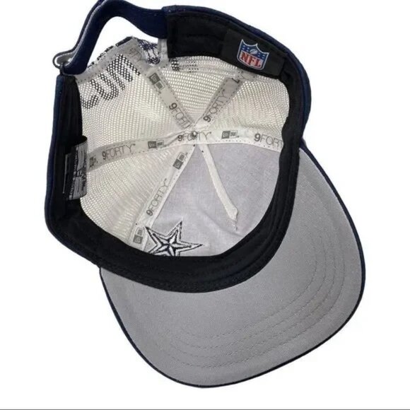 NEW ERA 9 FORTY NFL WOMEN'S DALLAS COWBOYS ADJUSTABLE HAT OS - Picture 3 of 5